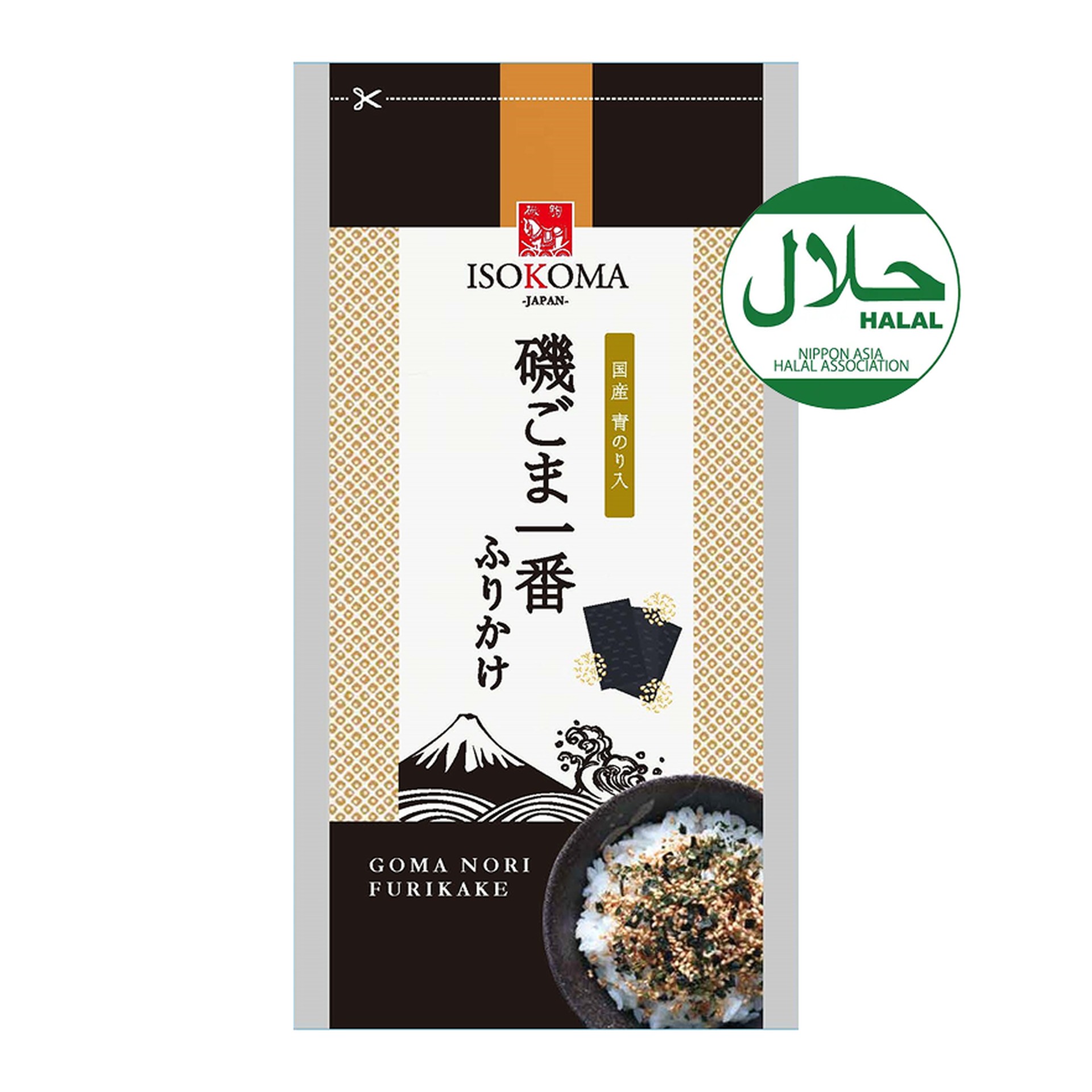胡麻さけ JapanFoodHub | Iso Sesame Ichiban (Sesame Nori Furikake)