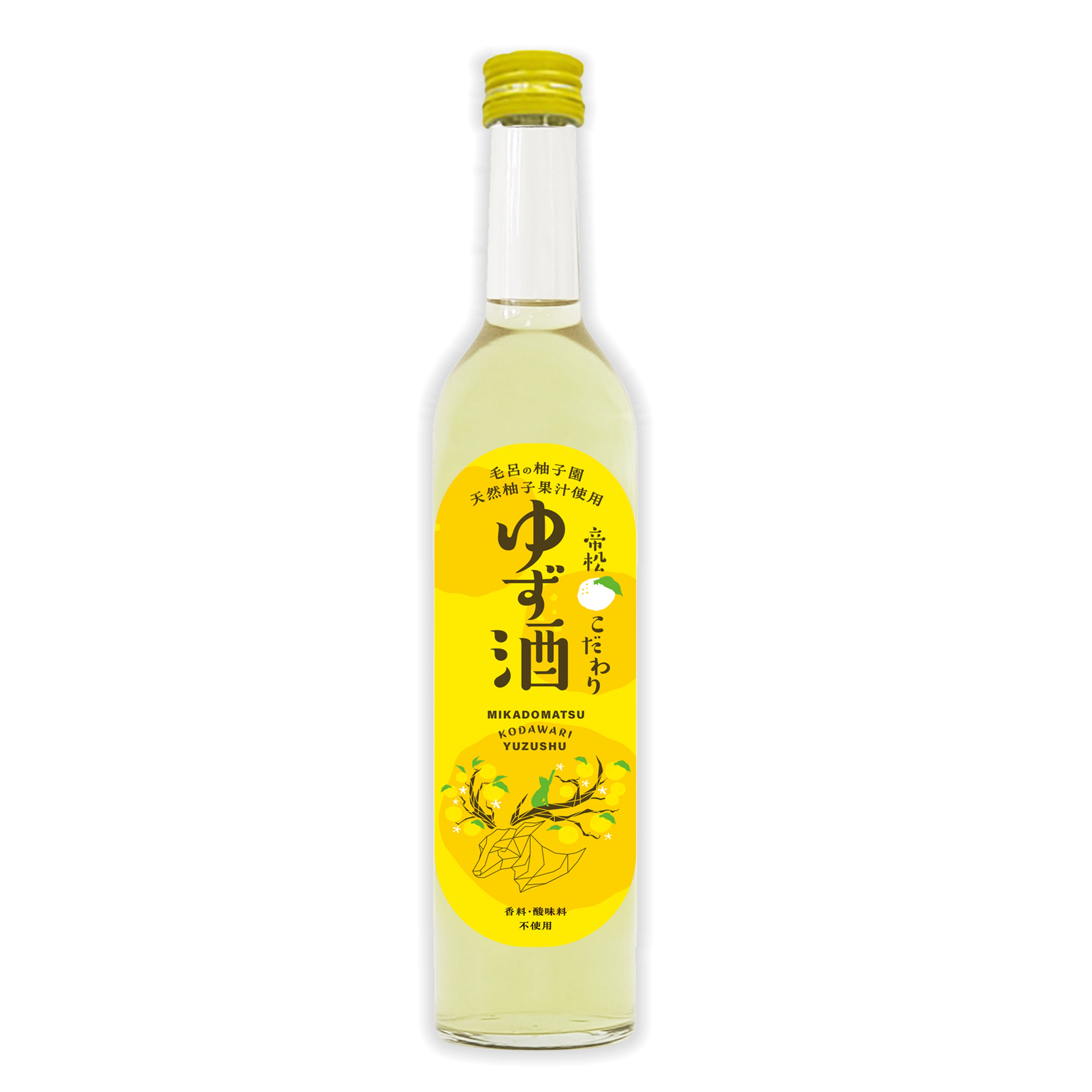 帝松　こだわり柚子酒(500ml)